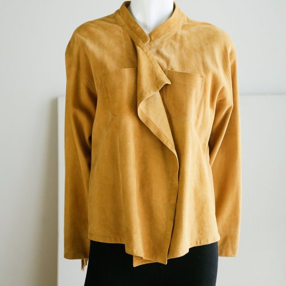 Vintage Deerskin Waterfall Front Fringe Jacket - Picture 9 of 15